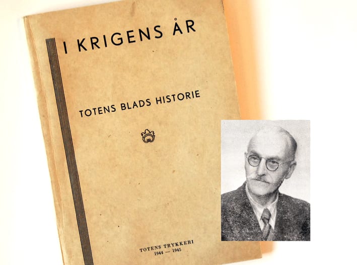 Redaktør Olaf Rossow og en bok om krigens år