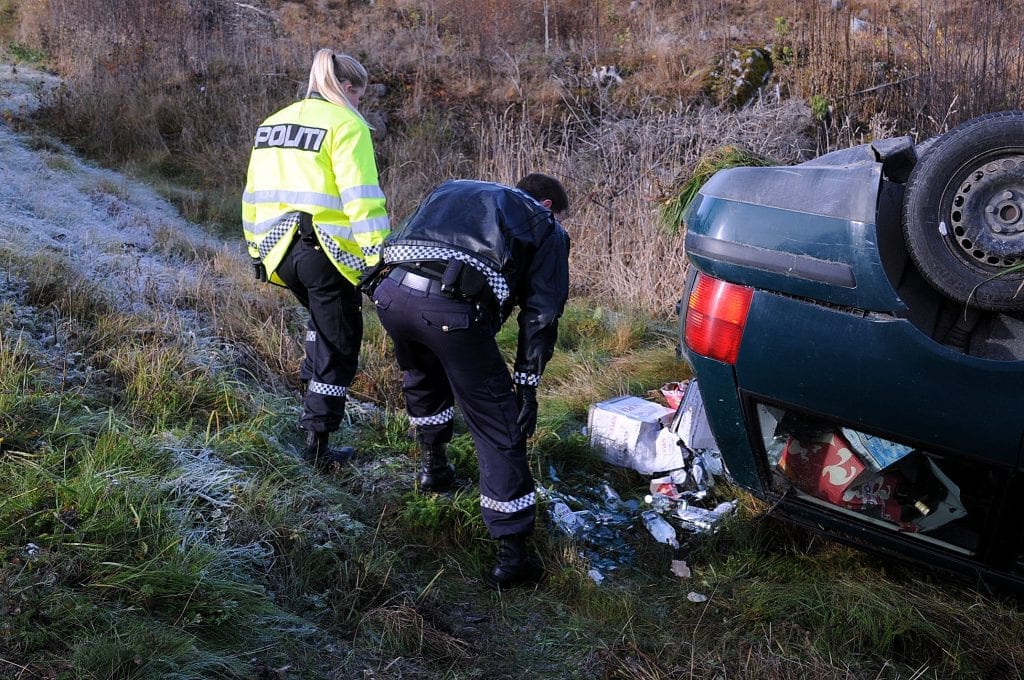 En stasjonsvogn fullastet med øl og sprit gikk rundt på Toten i 2013. Sjåføren stakk av, og ble aldri funnet. 